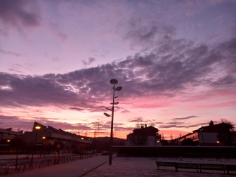 Bonito amanecer./