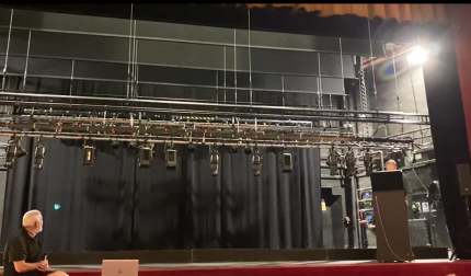 Vídeo con las mejoras en el escenario del Teatro Gayarre