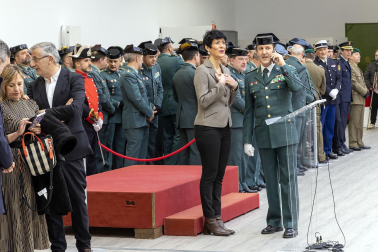 Fotos de la jura de José Miguel Barbero como nuevo responsable de la Comandancia de la Guardia Civil en Navarra.