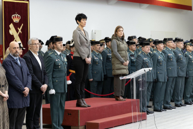 Fotos de la jura de José Miguel Barbero como nuevo responsable de la Comandancia de la Guardia Civil en Navarra.