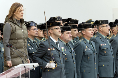 Fotos de la jura de José Miguel Barbero como nuevo responsable de la Comandancia de la Guardia Civil en Navarra.