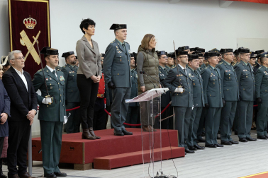 Fotos de la jura de José Miguel Barbero como nuevo responsable de la Comandancia de la Guardia Civil en Navarra.