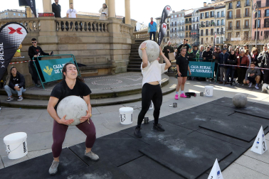 Fotos del primer día del campeonato de crossfit en Pamplona.