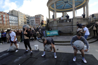 Fotos del primer día del campeonato de crossfit en Pamplona.