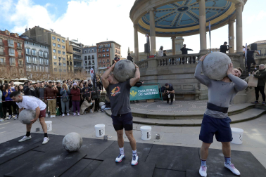 Fotos del primer día del campeonato de crossfit en Pamplona.