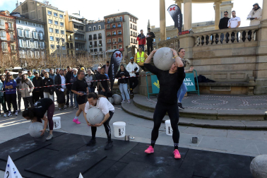 Fotos del primer día del campeonato de crossfit en Pamplona.