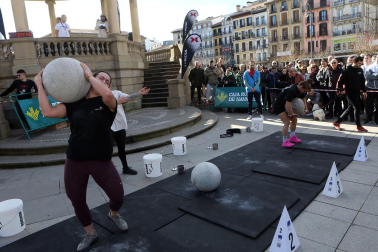 Fotos del primer día del campeonato de crossfit en Pamplona.