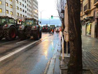 Fotos del cuarto día de la tractorada en Navarra.