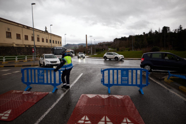 Fotos de la cuarta jornada de protestas de los agricultores navarros en el centro de Pamplona.