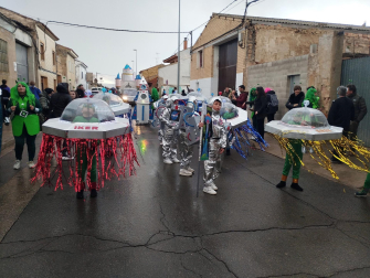 Desfile por las calles de la localidad ribera este sábado 10 de febrero./