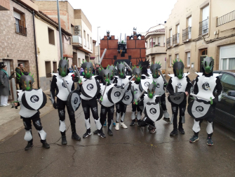Desfile por las calles de la localidad ribera este sábado 10 de febrero./