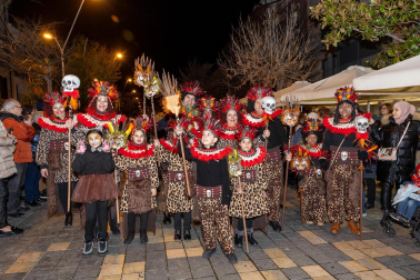 Las calles de Tudela se llenaron de personajes de todo tipo como animales, magos, vikingos.../