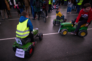 Imágenes de la marcha a favor del agro navarro.
