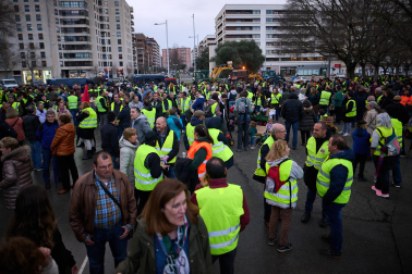Imágenes de la marcha a favor del agro navarro.
