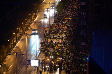 Imágenes de la marcha a favor del agro navarro.