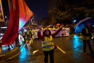 Imágenes de la marcha a favor del agro navarro.