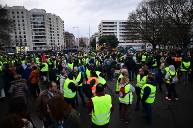 Imágenes de la marcha a favor del agro navarro.
