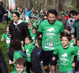 VIII Carrera de los Valientes contra el Cáncer en Pamplona. |