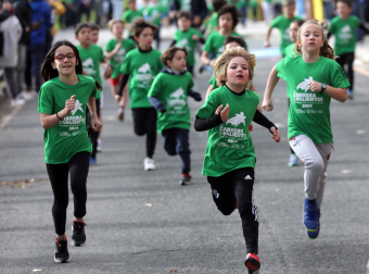 VIII Carrera de los Valientes contra el Cáncer en Pamplona. |