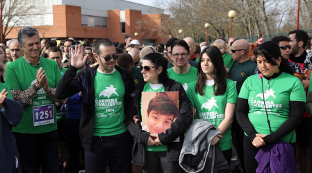 VIII Carrera de los Valientes contra el Cáncer en Pamplona. |