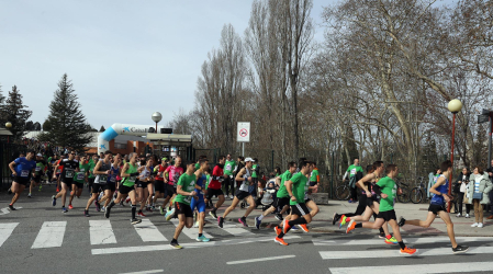 VIII Carrera de los Valientes contra el Cáncer en Pamplona. |