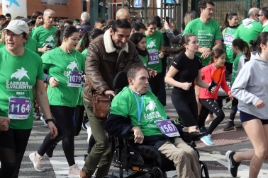 VIII Carrera de los Valientes contra el Cáncer en Pamplona. |