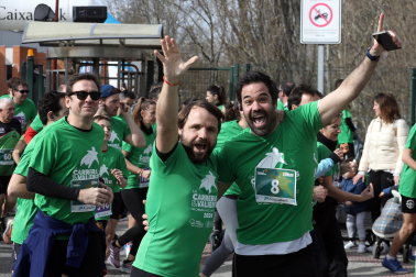 VIII Carrera de los Valientes contra el Cáncer en Pamplona. |