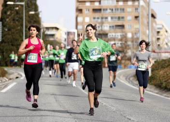 Fotos de la VIII Carrera de los Valientes de Niños contra el Cáncer en Pamplona.