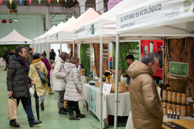 Imágenes del EKOmercado de Pamplona