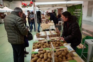 Imágenes del EKOmercado de Pamplona