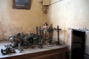 Así luce la iglesia de San Salvador de Sangüesa tras 23 años cerrada por daños estructirales./