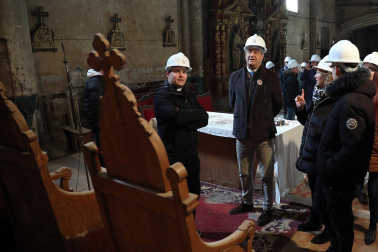 Así luce la iglesia de San Salvador de Sangüesa tras 23 años cerrada por daños estructirales./