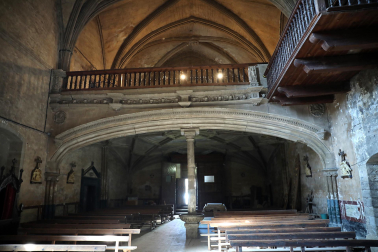 Así luce la iglesia de San Salvador de Sangüesa tras 23 años cerrada por daños estructirales./