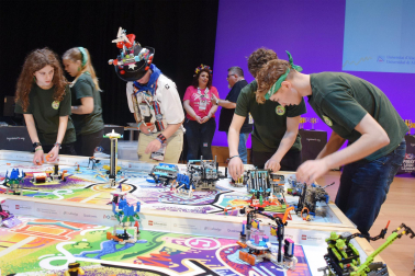 Fotografías de la First Lego League./