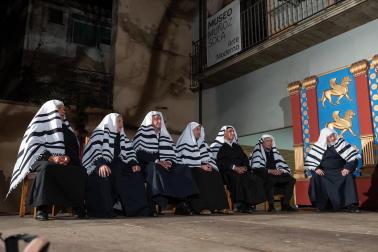 Fotos de la escenificación de la Pasión de Jesús, en la Semana Santa de Tudela.