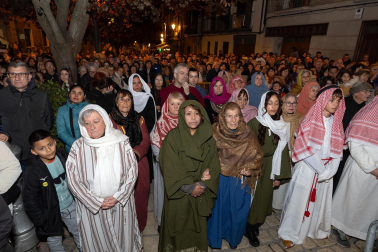 Fotos de la escenificación de la Pasión de Jesús, en la Semana Santa de Tudela.