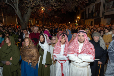 Fotos de la escenificación de la Pasión de Jesús, en la Semana Santa de Tudela.