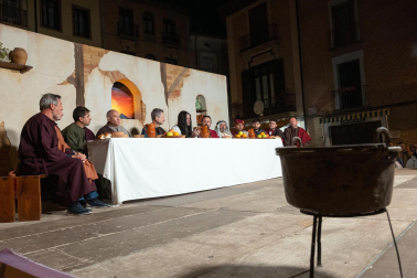 Fotos de la escenificación de la Pasión de Jesús, en la Semana Santa de Tudela.