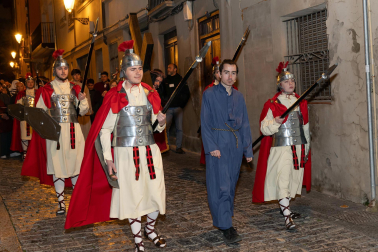 Fotos de la escenificación de la Pasión de Jesús, en la Semana Santa de Tudela.