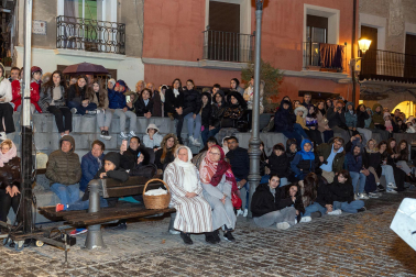 Fotos de la escenificación de la Pasión de Jesús, en la Semana Santa de Tudela.
