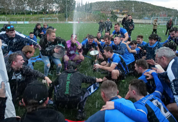Fotos del partido entre Zarramonza y la Universidad de Navarra