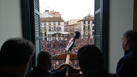 Vídeo del Volteo del Volatín de Tudela desde la Casa del Reloj