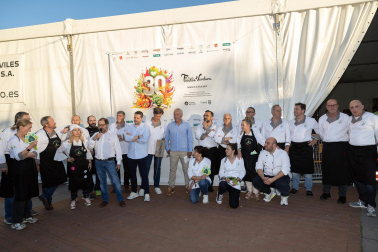 Fotos del inicio de las fiestas de la verdura en Tudela. /