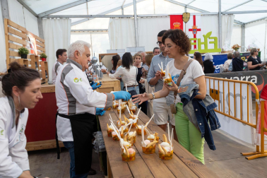 Fotos del inicio de las fiestas de la verdura en Tudela. /