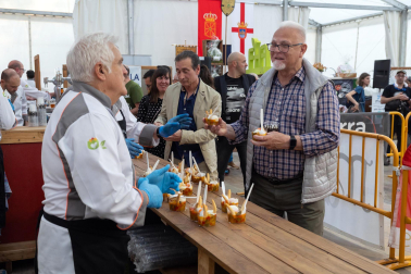 Fotos del inicio de las fiestas de la verdura en Tudela. /