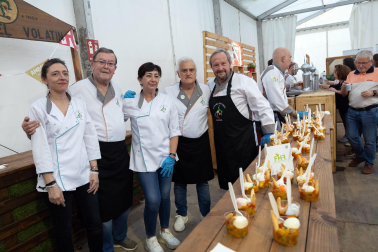 Fotos del inicio de las fiestas de la verdura en Tudela. /