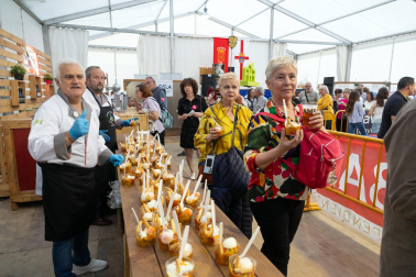 Fotos del inicio de las fiestas de la verdura en Tudela. /