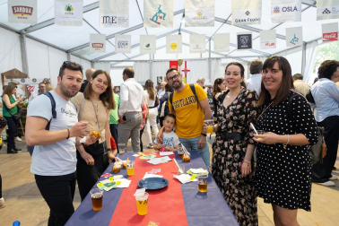 Fotos del inicio de las fiestas de la verdura en Tudela. /