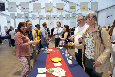 Fotos del inicio de las fiestas de la verdura en Tudela. /