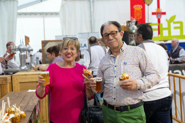 Fotos del inicio de las fiestas de la verdura en Tudela. /